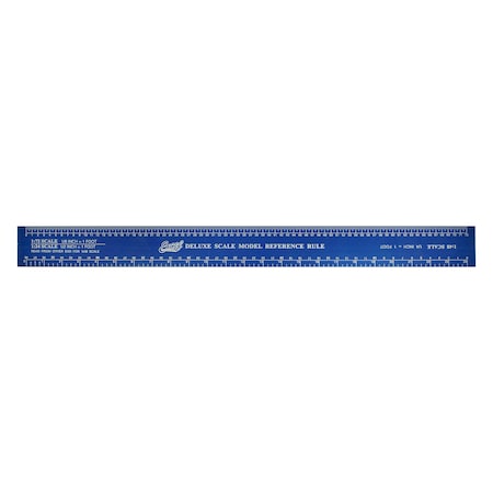 Excel Blades Scale Reference 12" Ruler - 1/24, 1/25, 1/35, Architectual Scales 12pk 55779